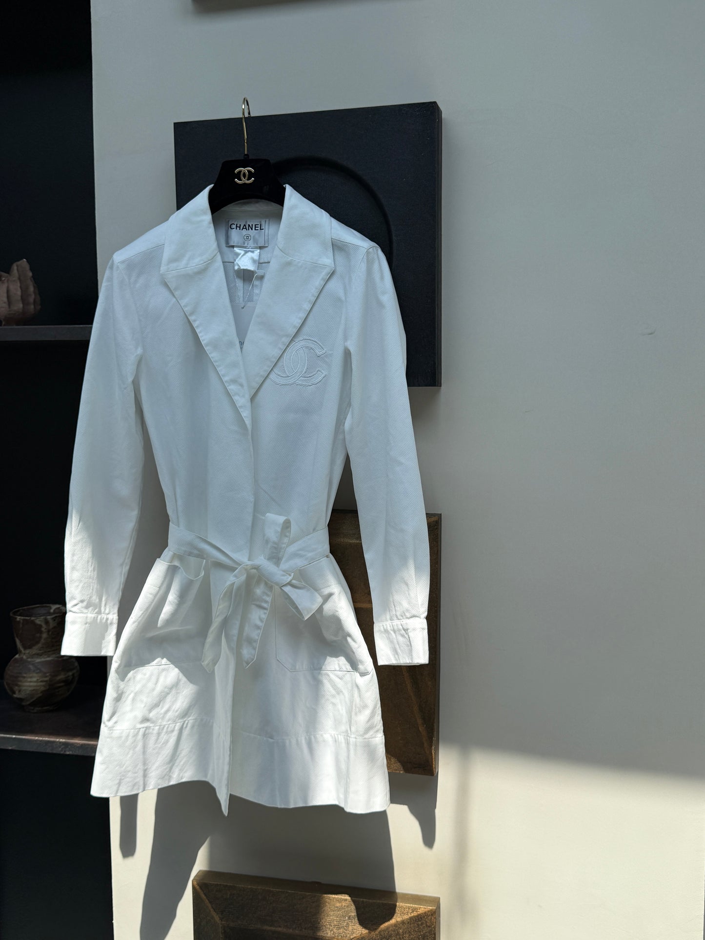 Chanel white windbreaker Size:oversize