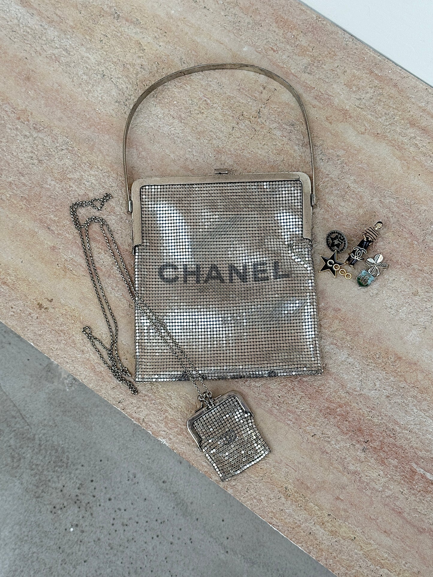 Chanel 1997 pure silver handbag