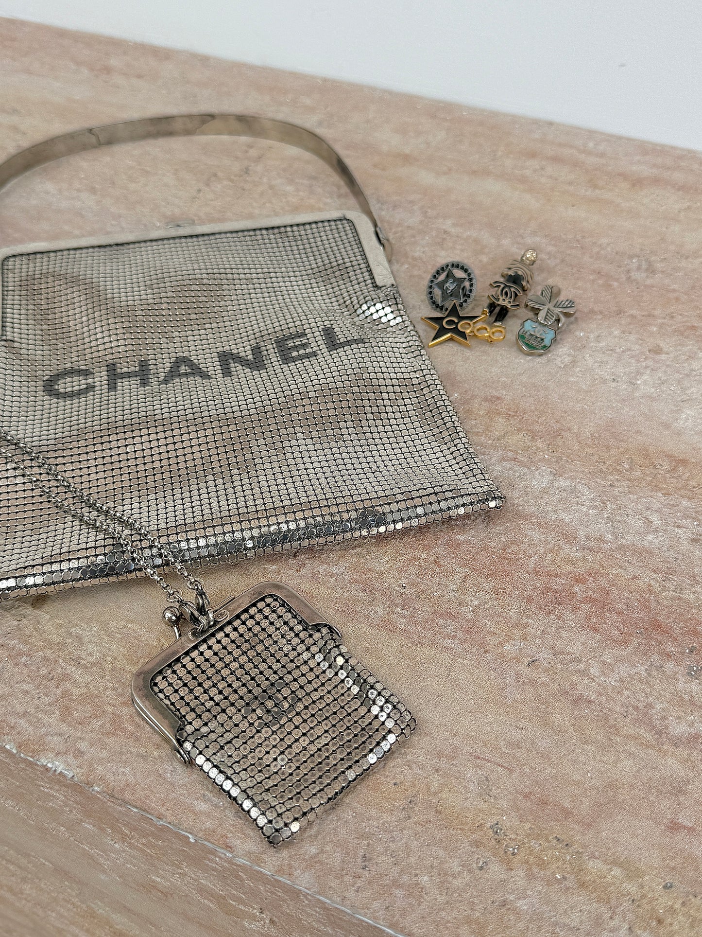 Chanel 1997 pure silver handbag
