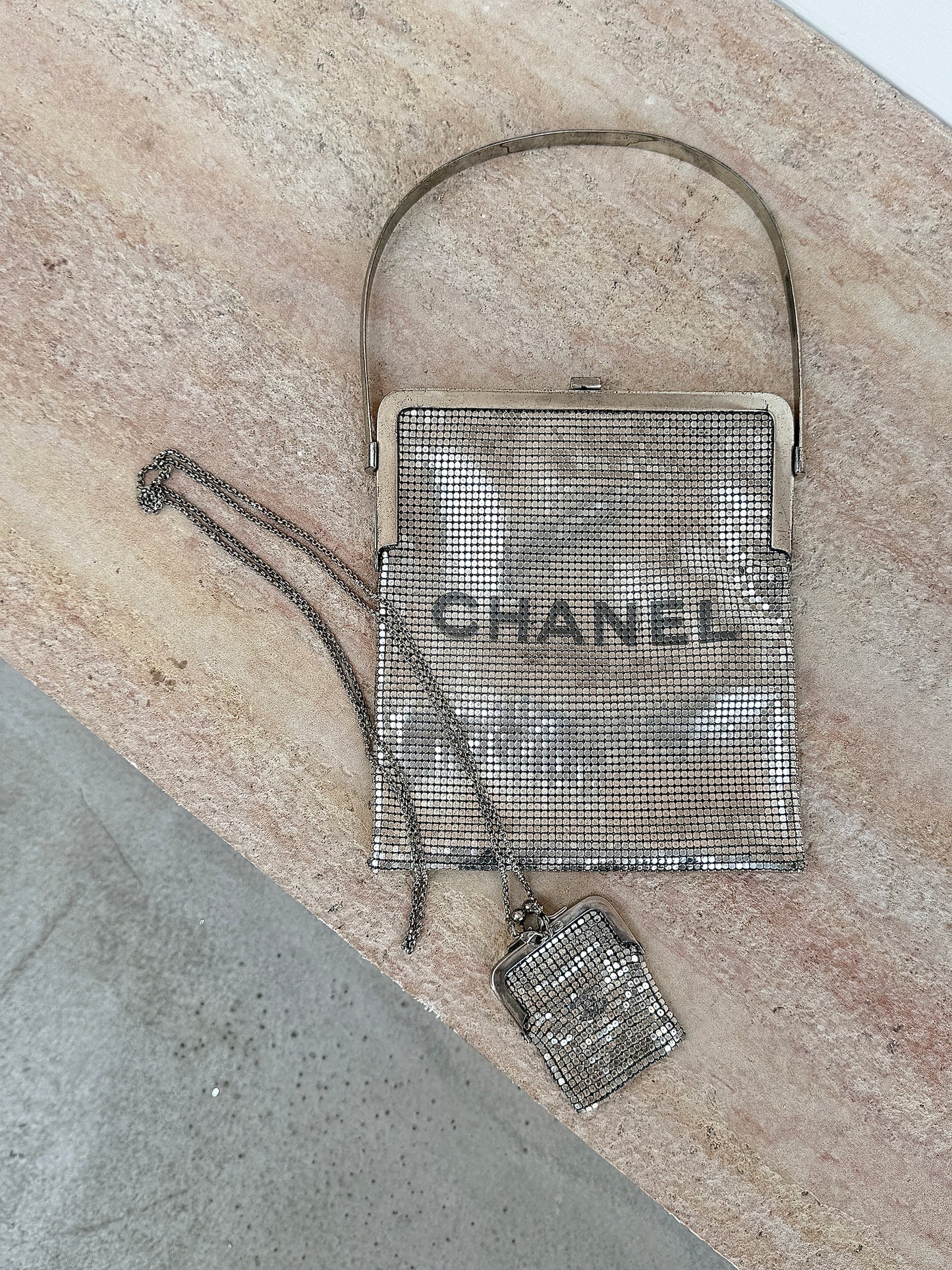 Chanel 1997 pure silver handbag