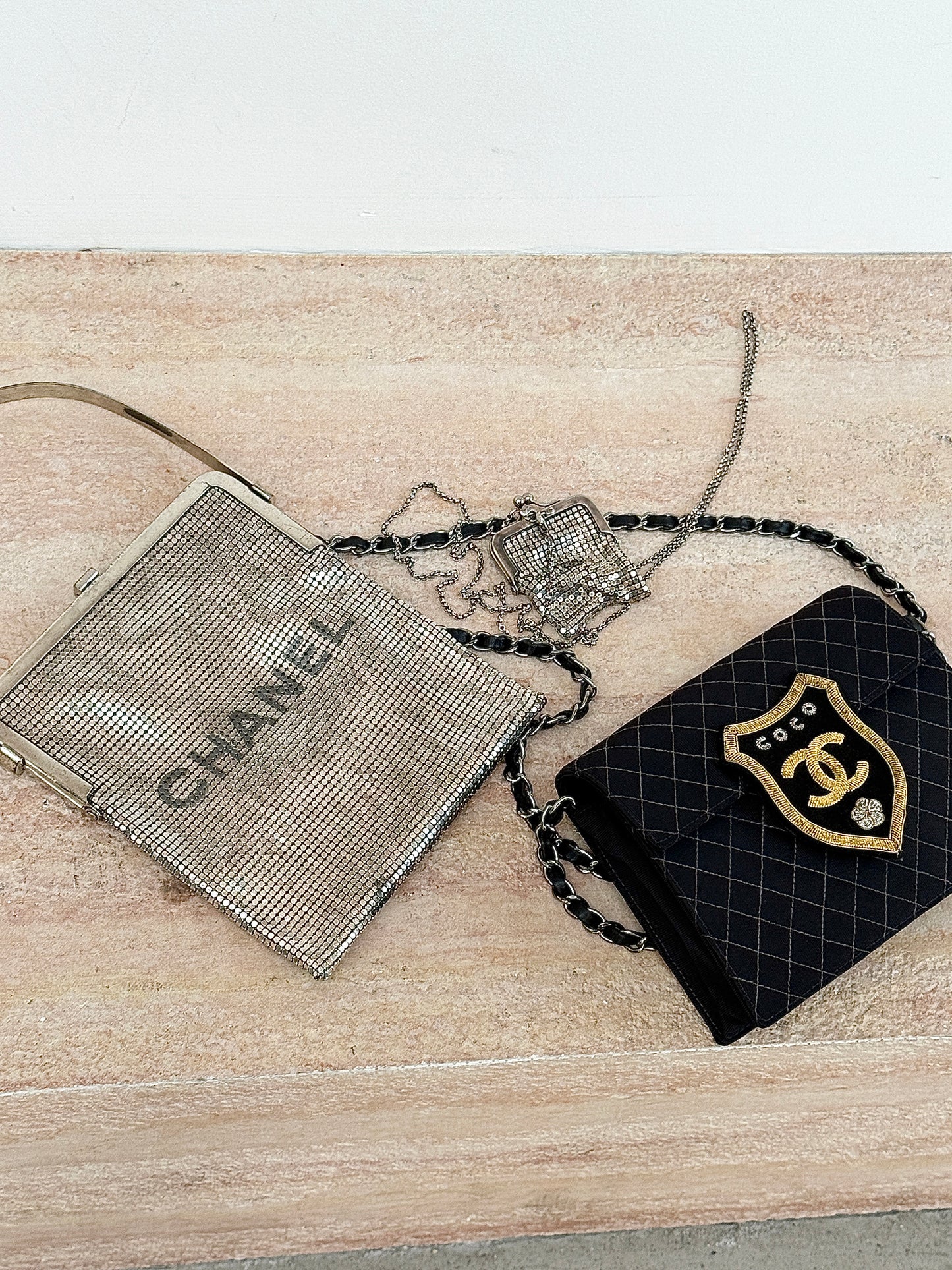 Chanel 1997 pure silver handbag