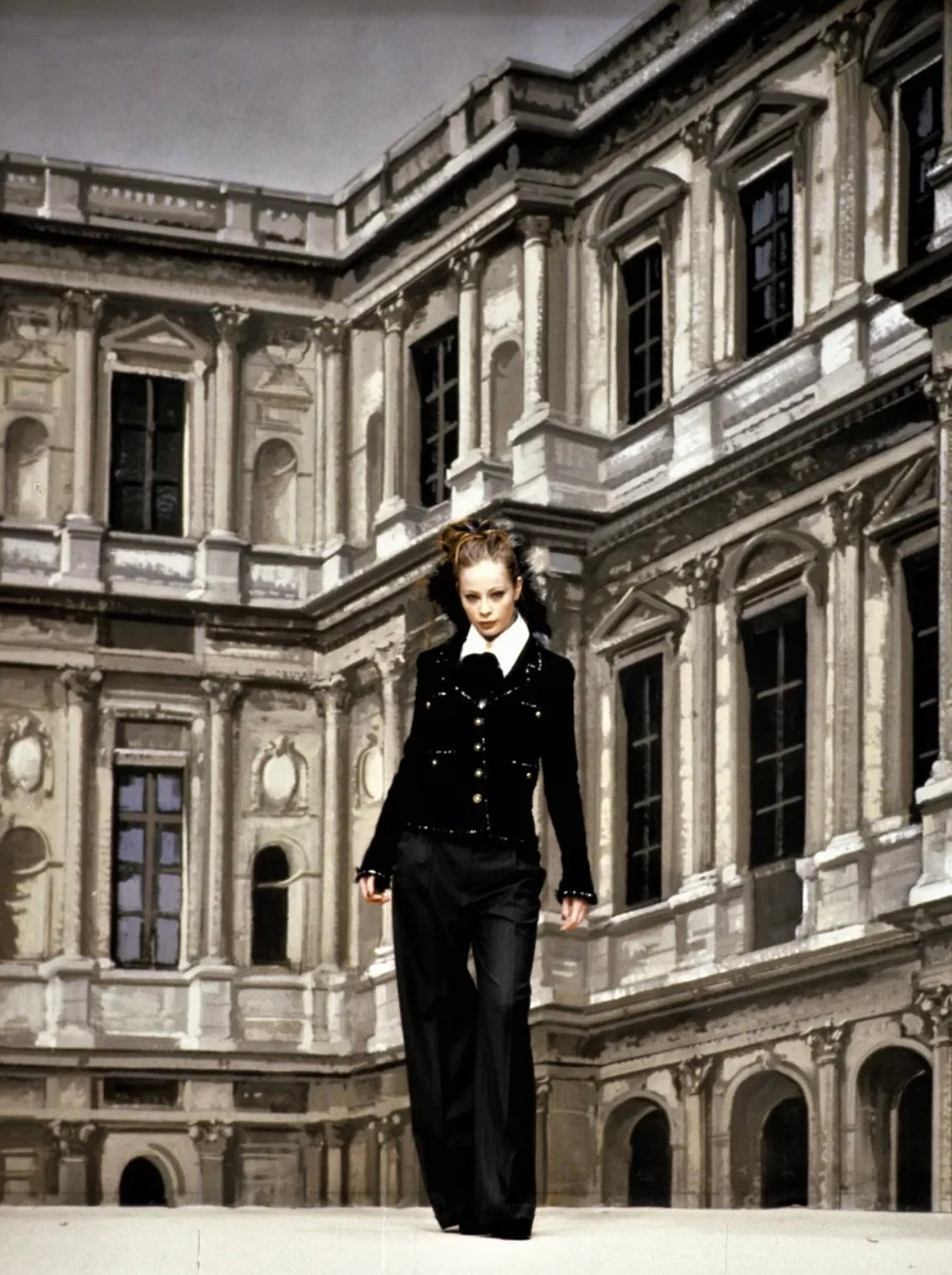 Chanel 1994 Classic Black Coat Size:38