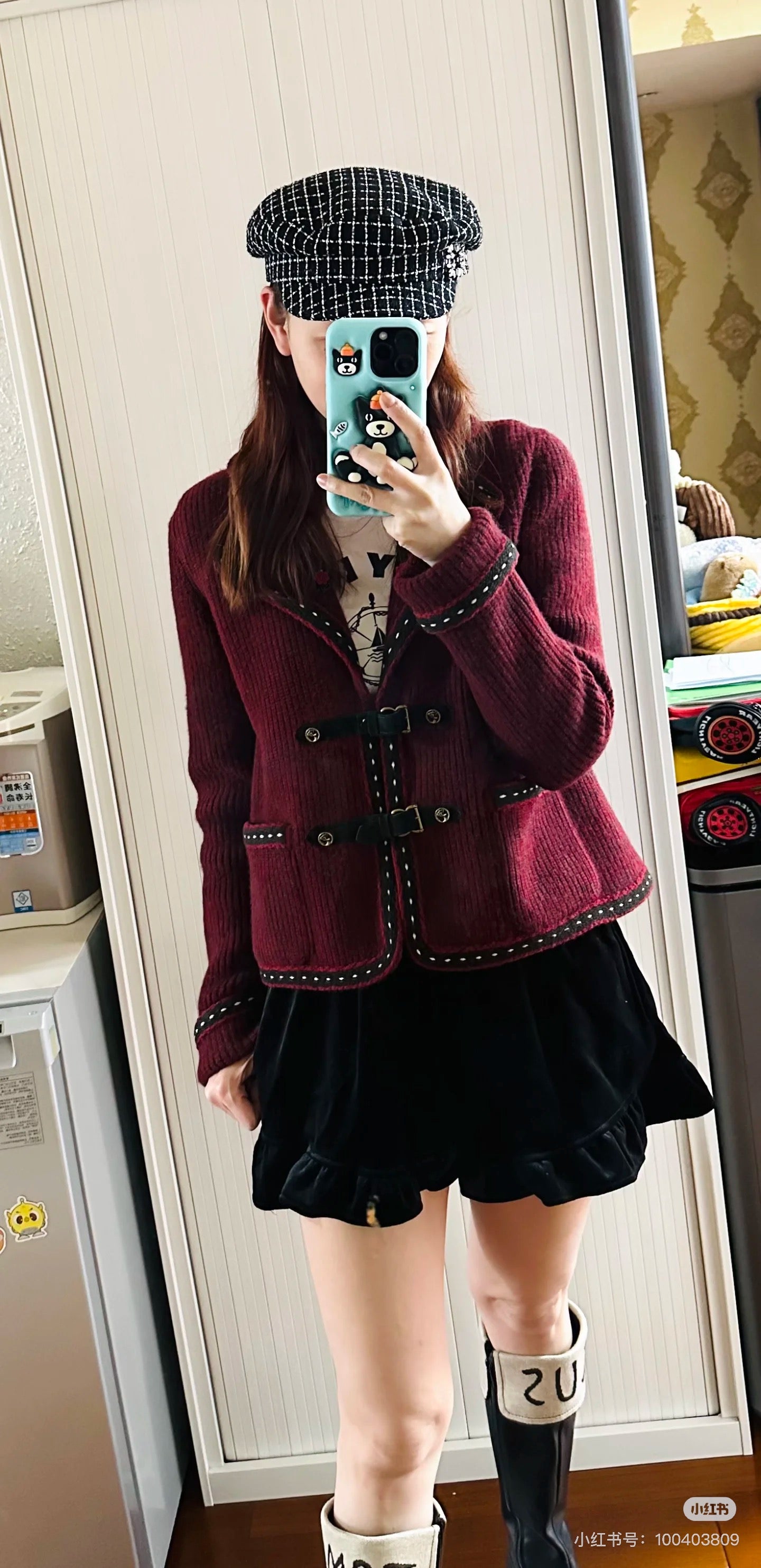 Chanle 2015 Salzburg Red Sweater Size:40