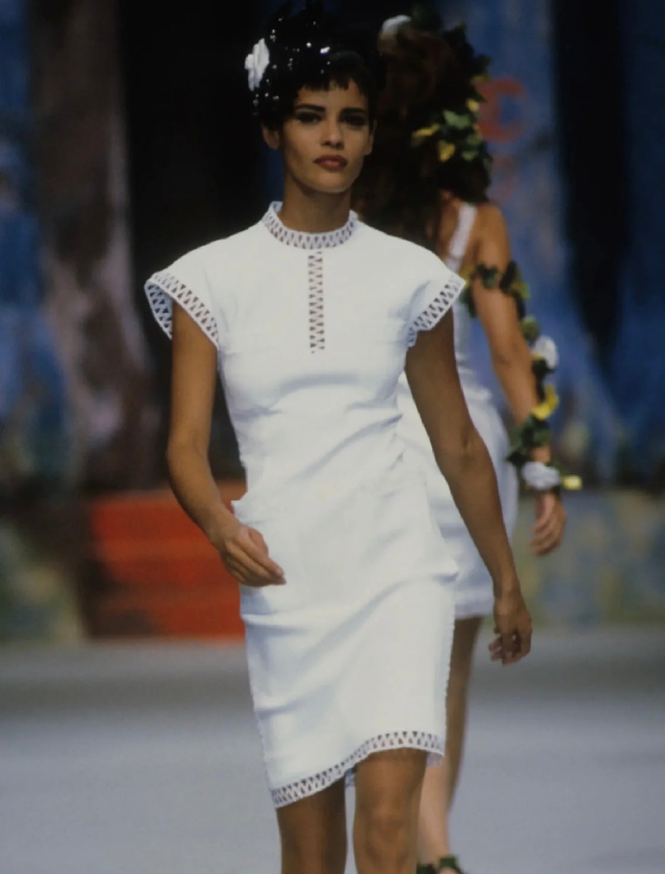 Chanel White Dress Dress Dress Size:42
