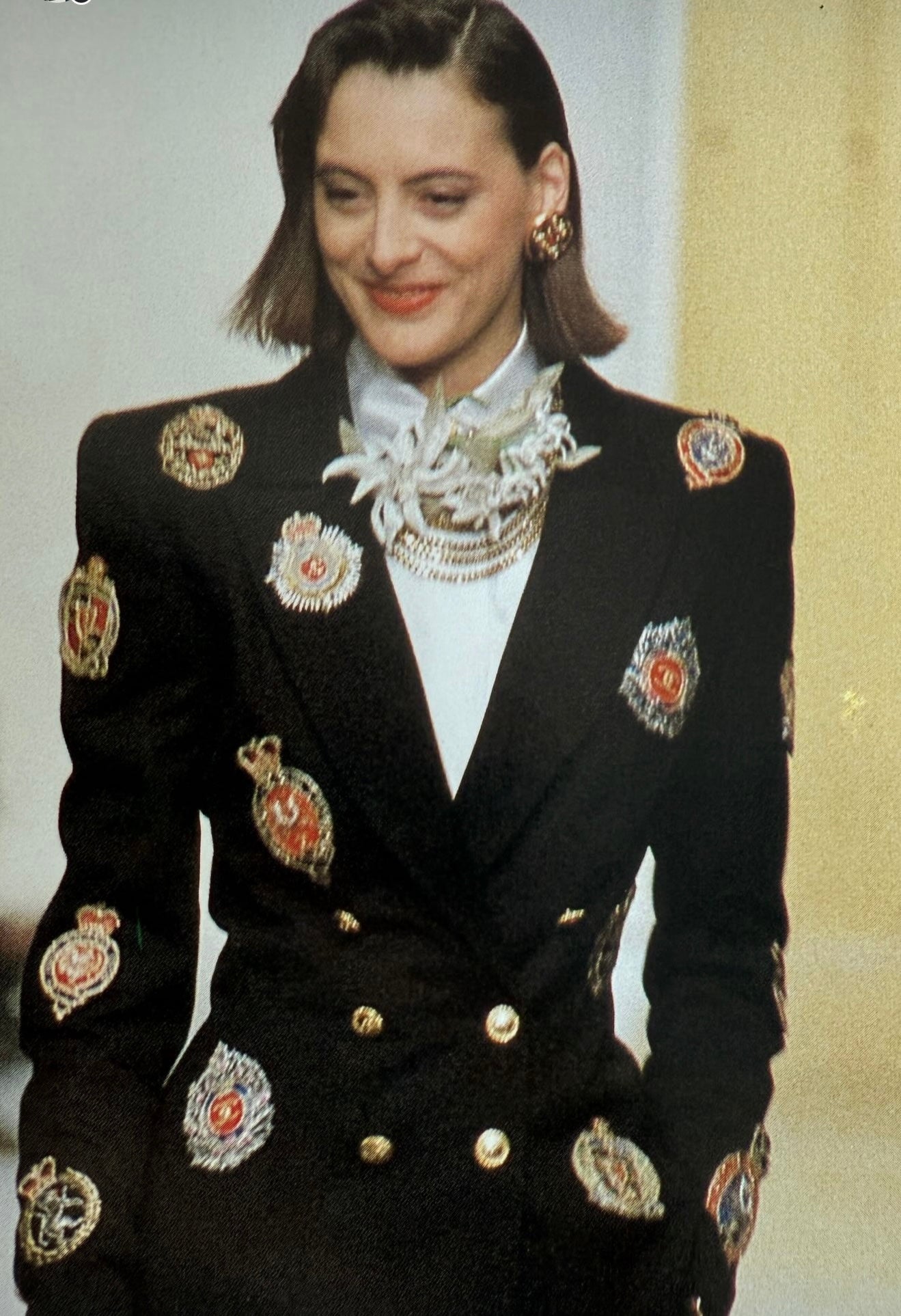 Chanel velvet flower brooch