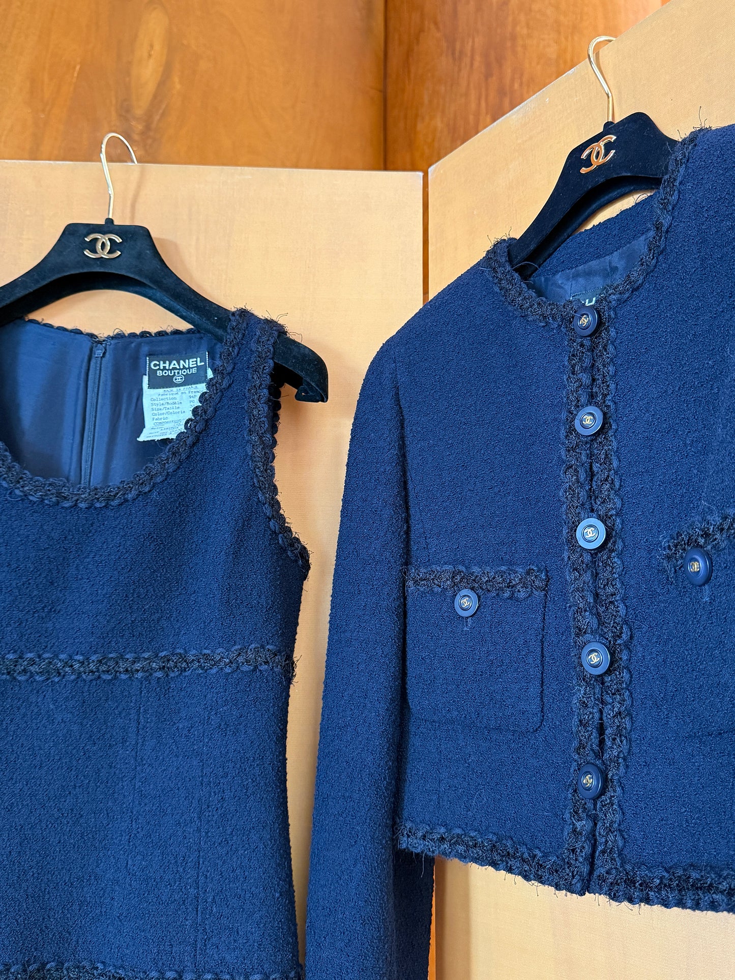 Chanel 1996 Deep Blue Set Size:36