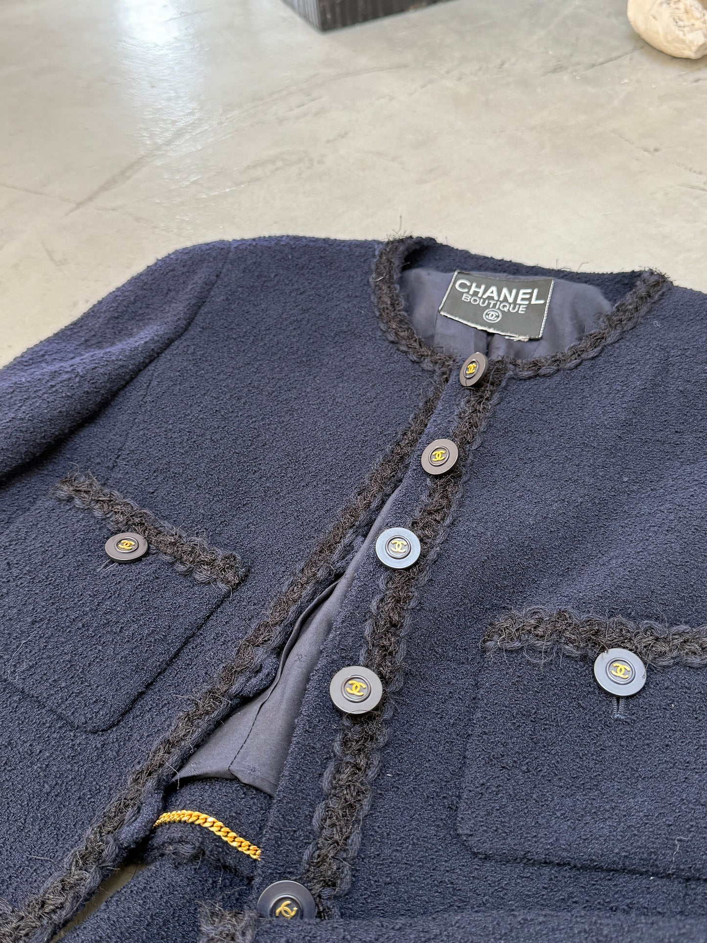 Chanel 1996 Deep Blue Set Size:36