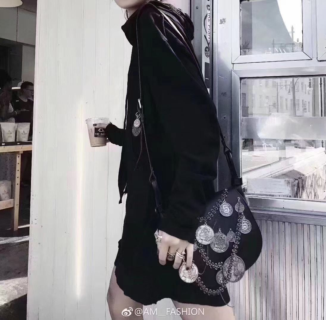 Chanel portrait coin saddle bag