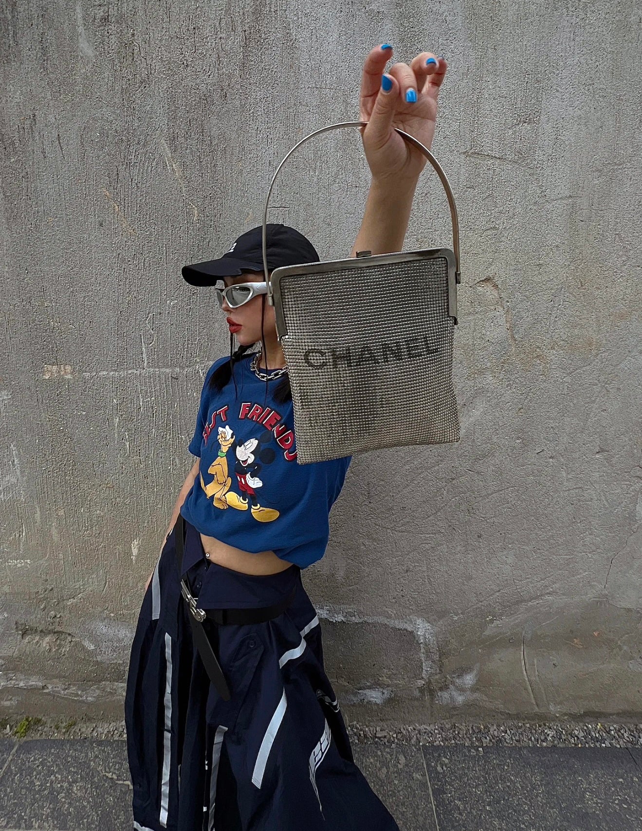 Chanel 1997 pure silver handbag