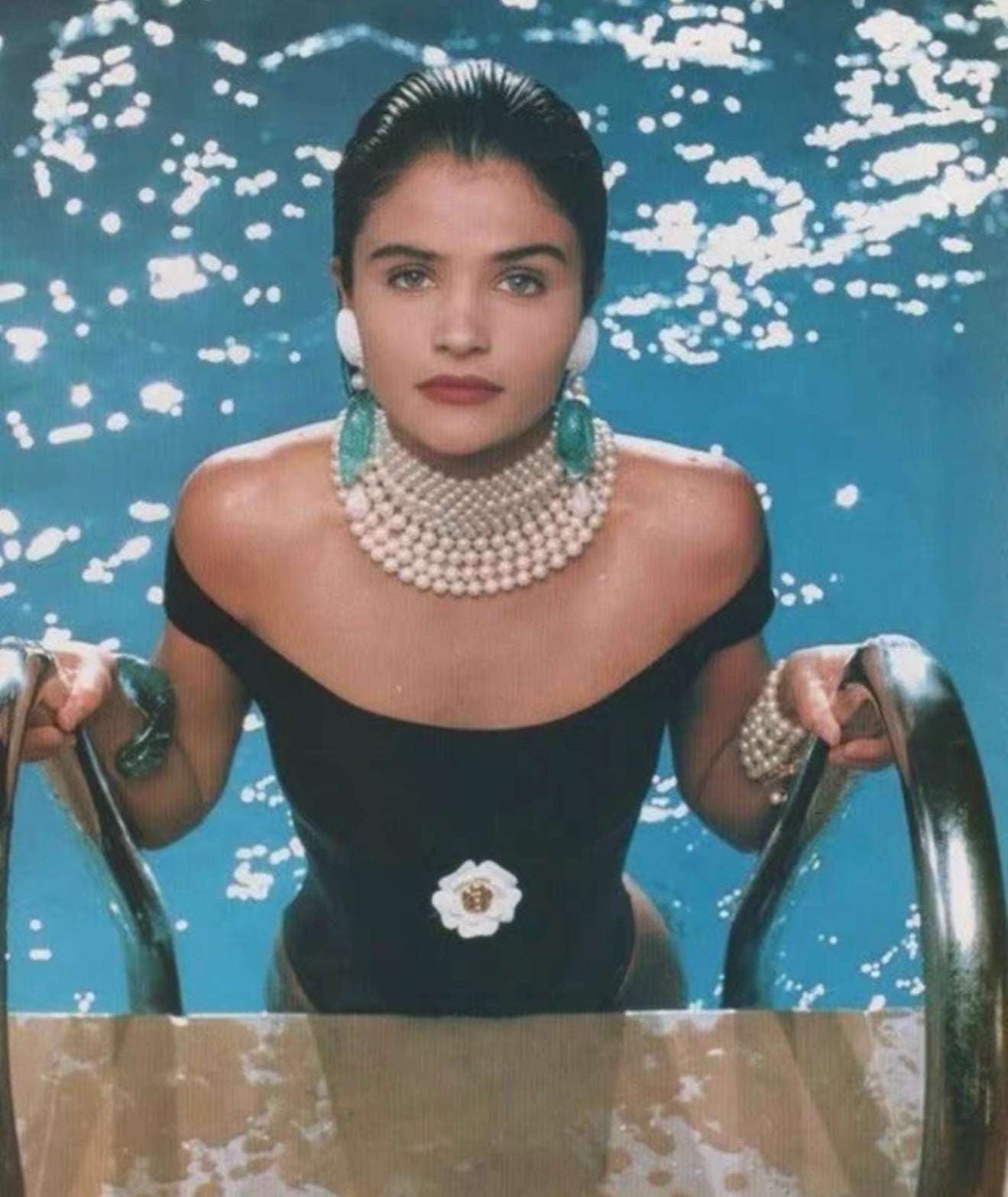 Chanel Classic Simple Black Swimsuit