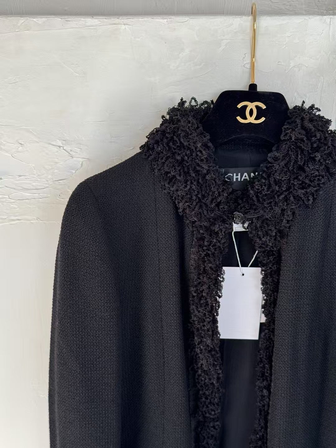 Chanel black short cardigan Size:36