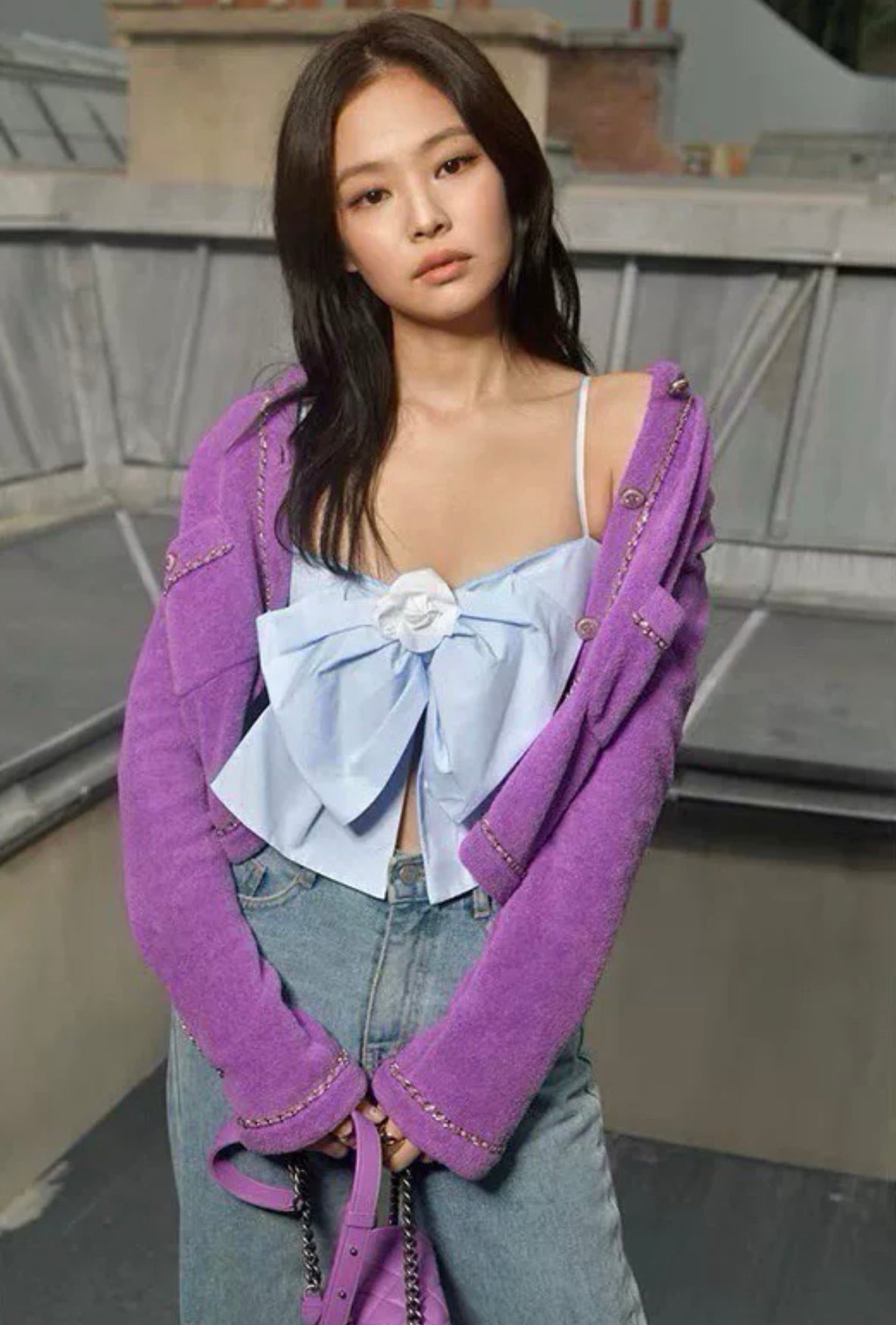 Chanel 2020 Purple Chain Cardigan size:38