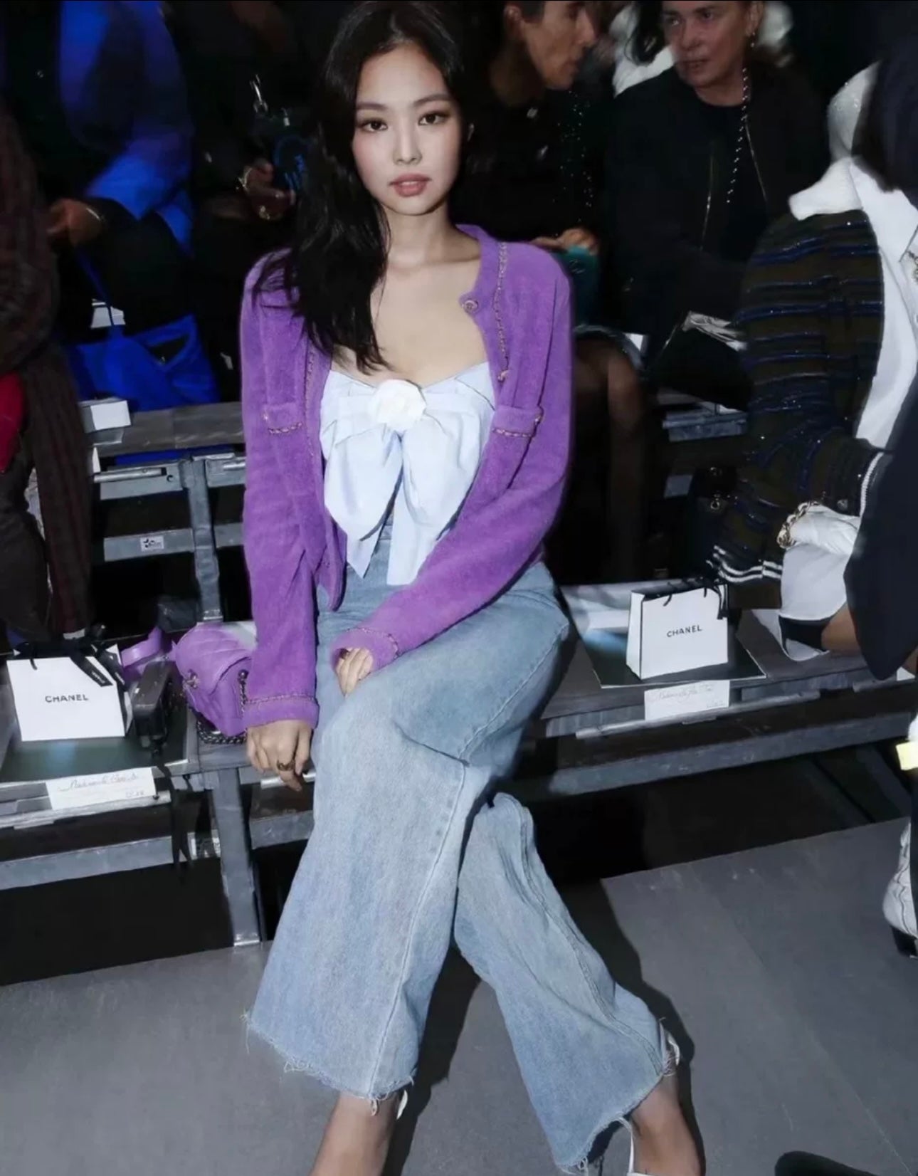 Chanel 2020 Purple Chain Cardigan size:38