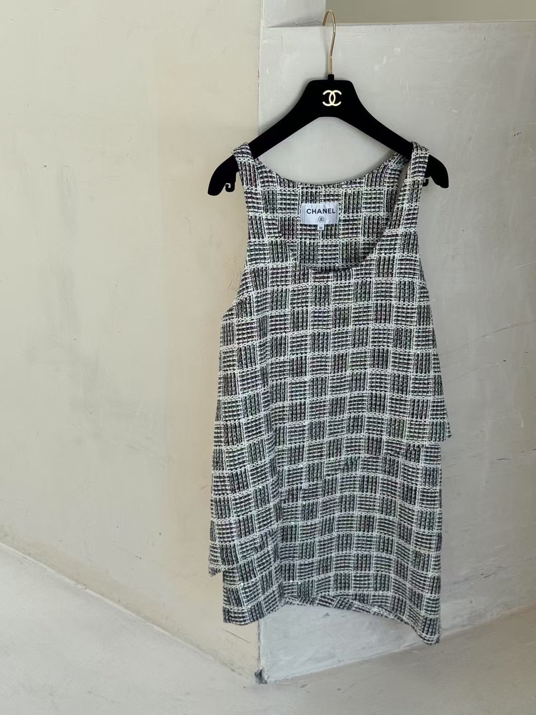 Chanel waterfall series gray suit Size:34