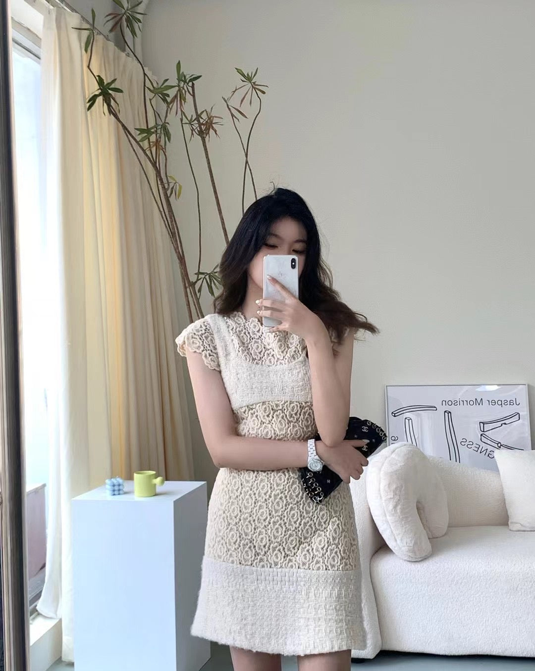 Chanel 2015 Salzburg beige dress size:34