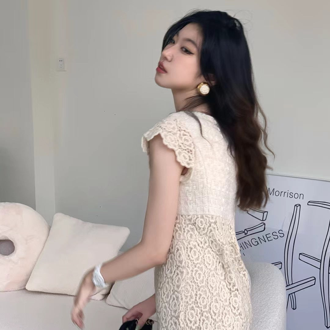 Chanel 2015 Salzburg beige dress size:34