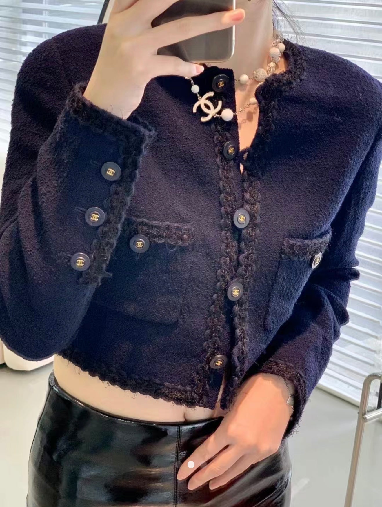 Chanel 1996 Deep Blue Set Size:36