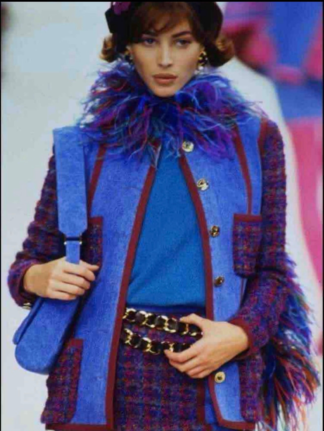 Chanel 1994 denim suit Size:38