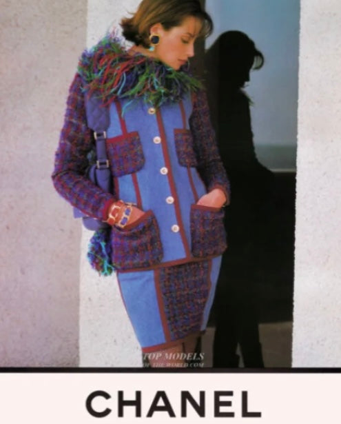 Chanel 1994 denim suit Size:38