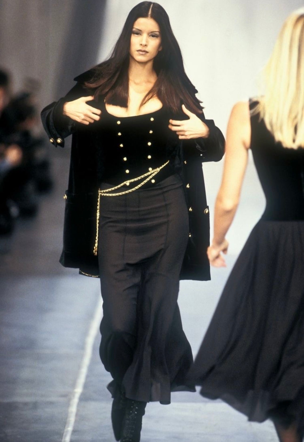 Chanel 90s Velvet Chain Vest