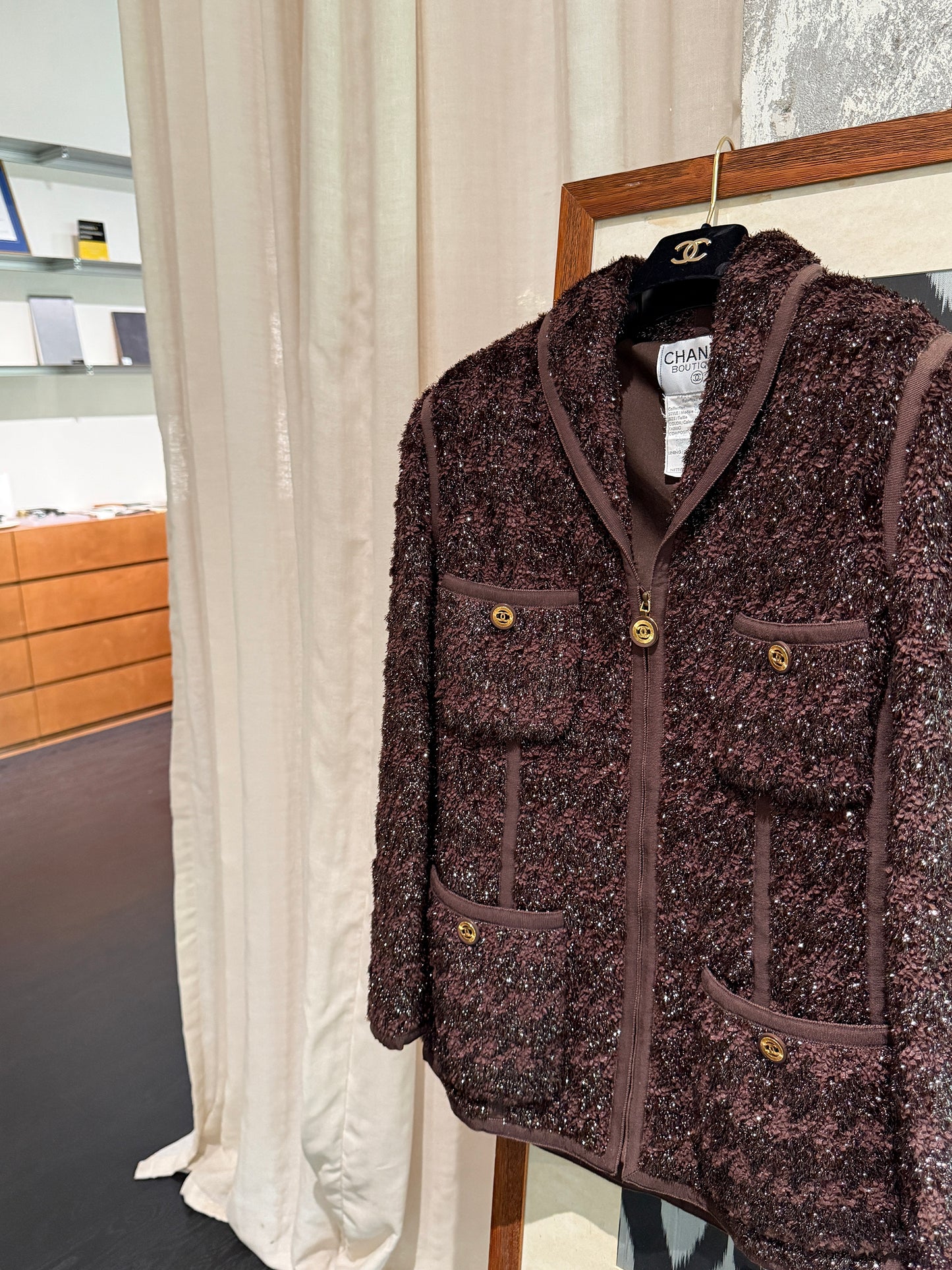 Chanel Brown jacket from 1991 Size:42