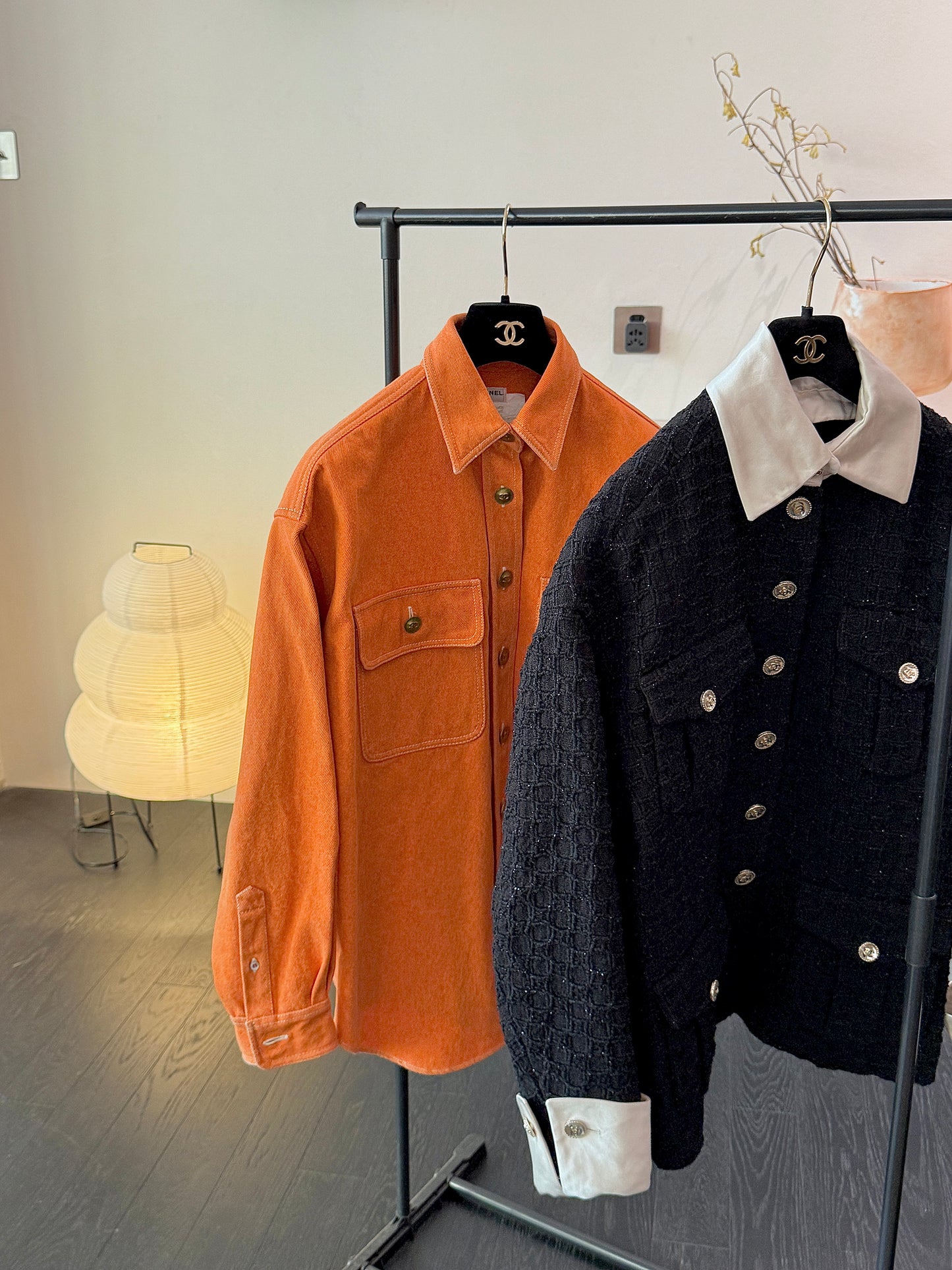 Chanel 1997 Orange Cowboy Jacket Size:38