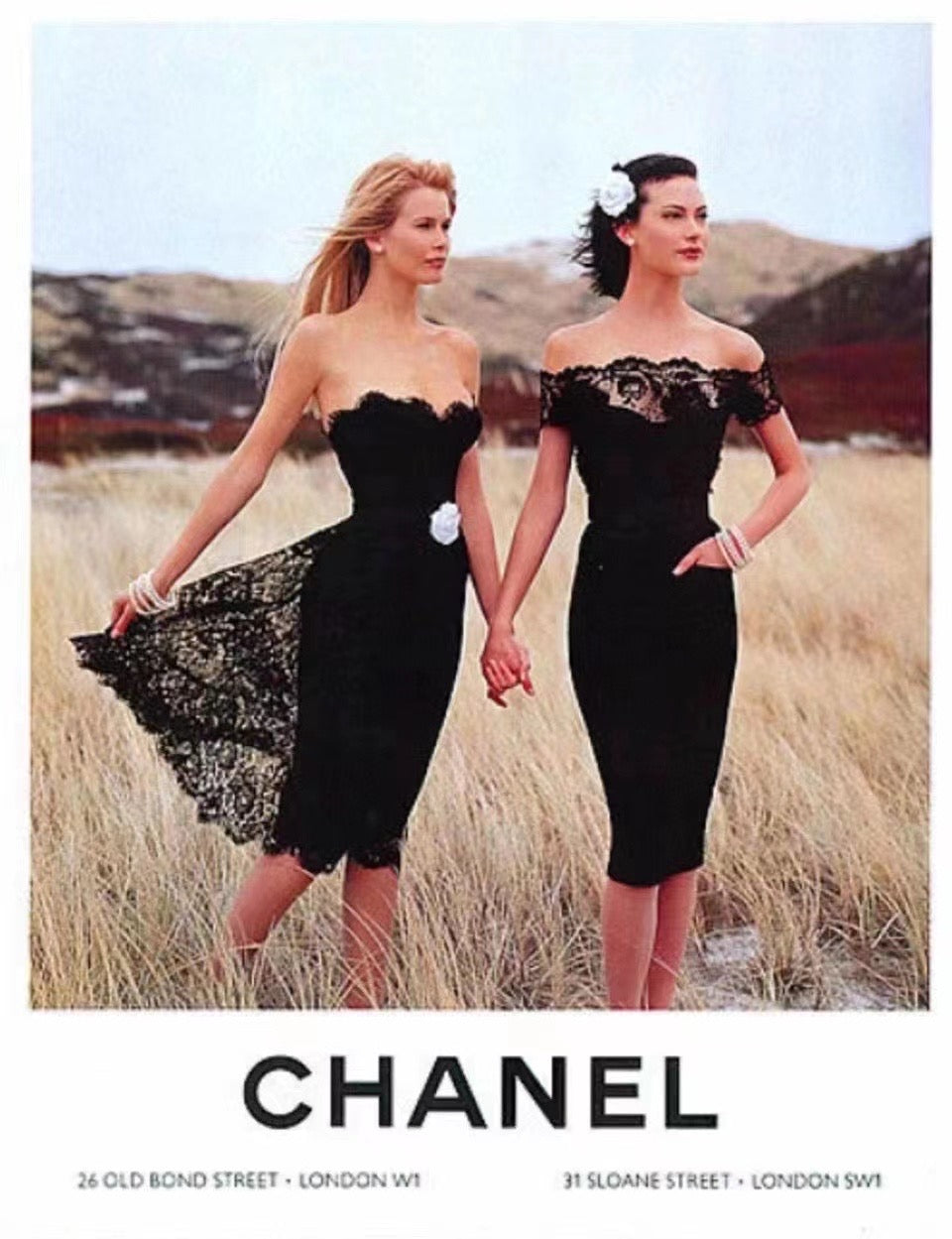 Chanel 1995 rare lace strapless dress dress size:36