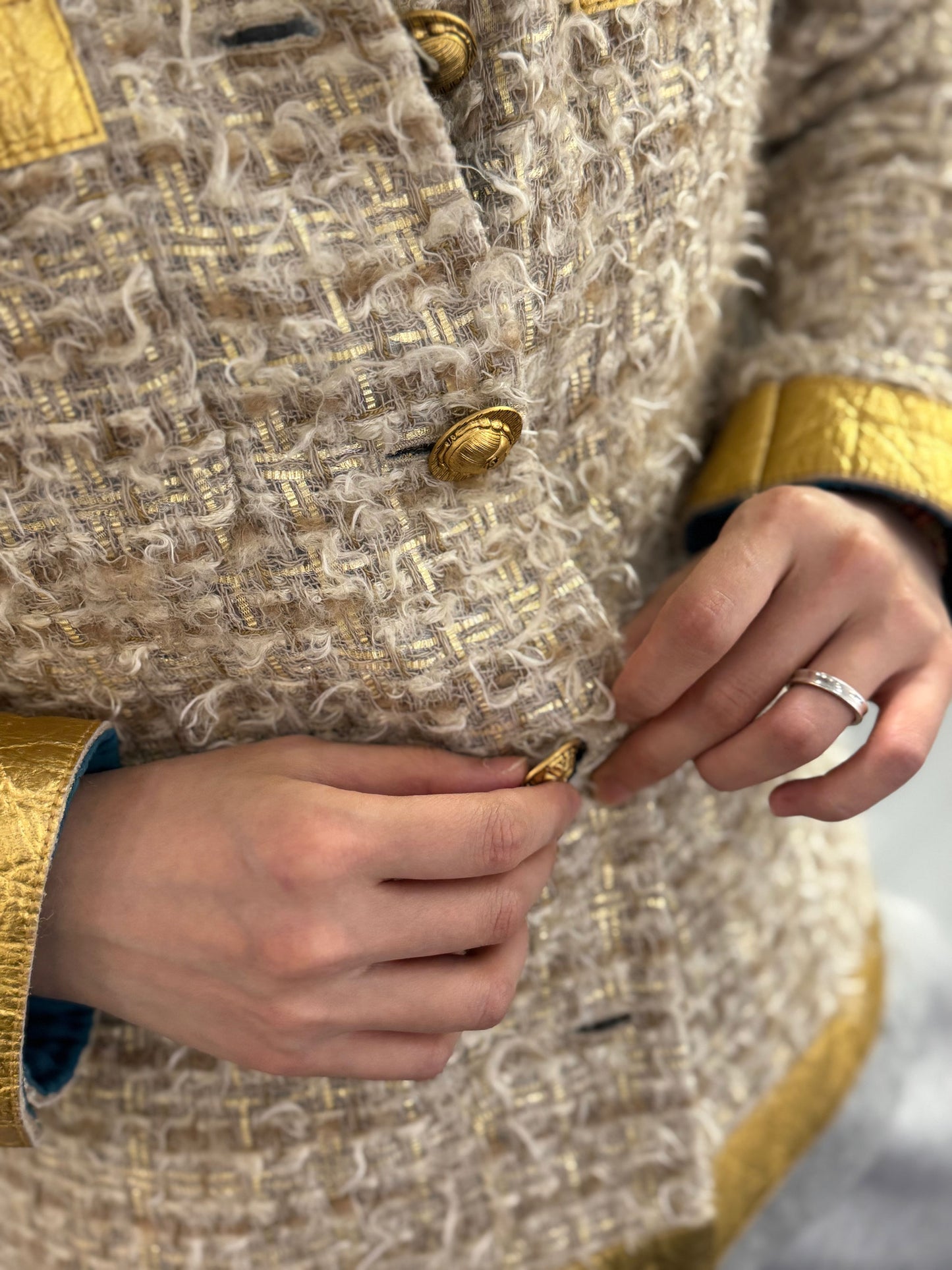 Chanel 2019 Egypt Series Gold Jacket Size:42