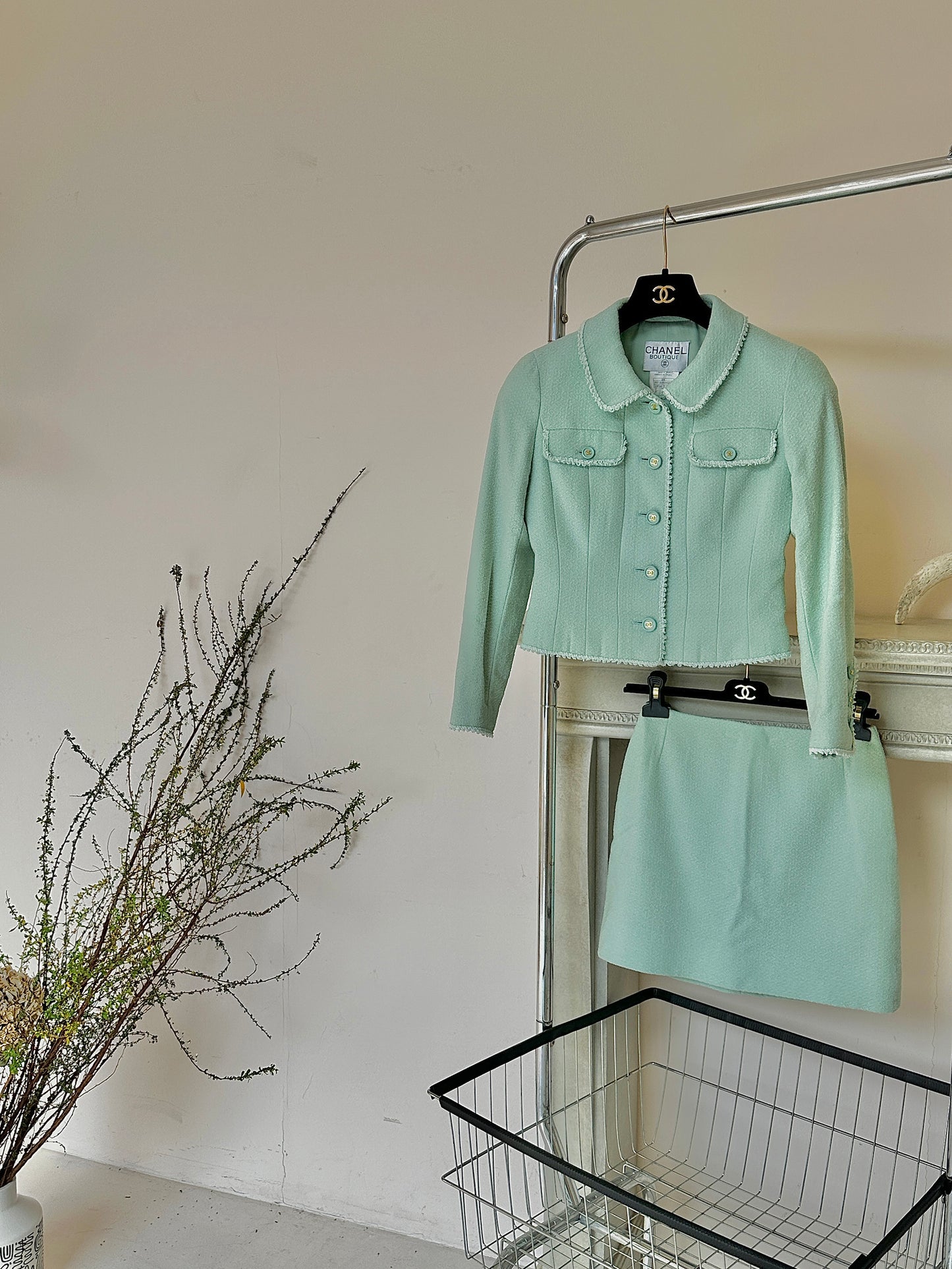 Chanel 90s Light Green Set size: 36