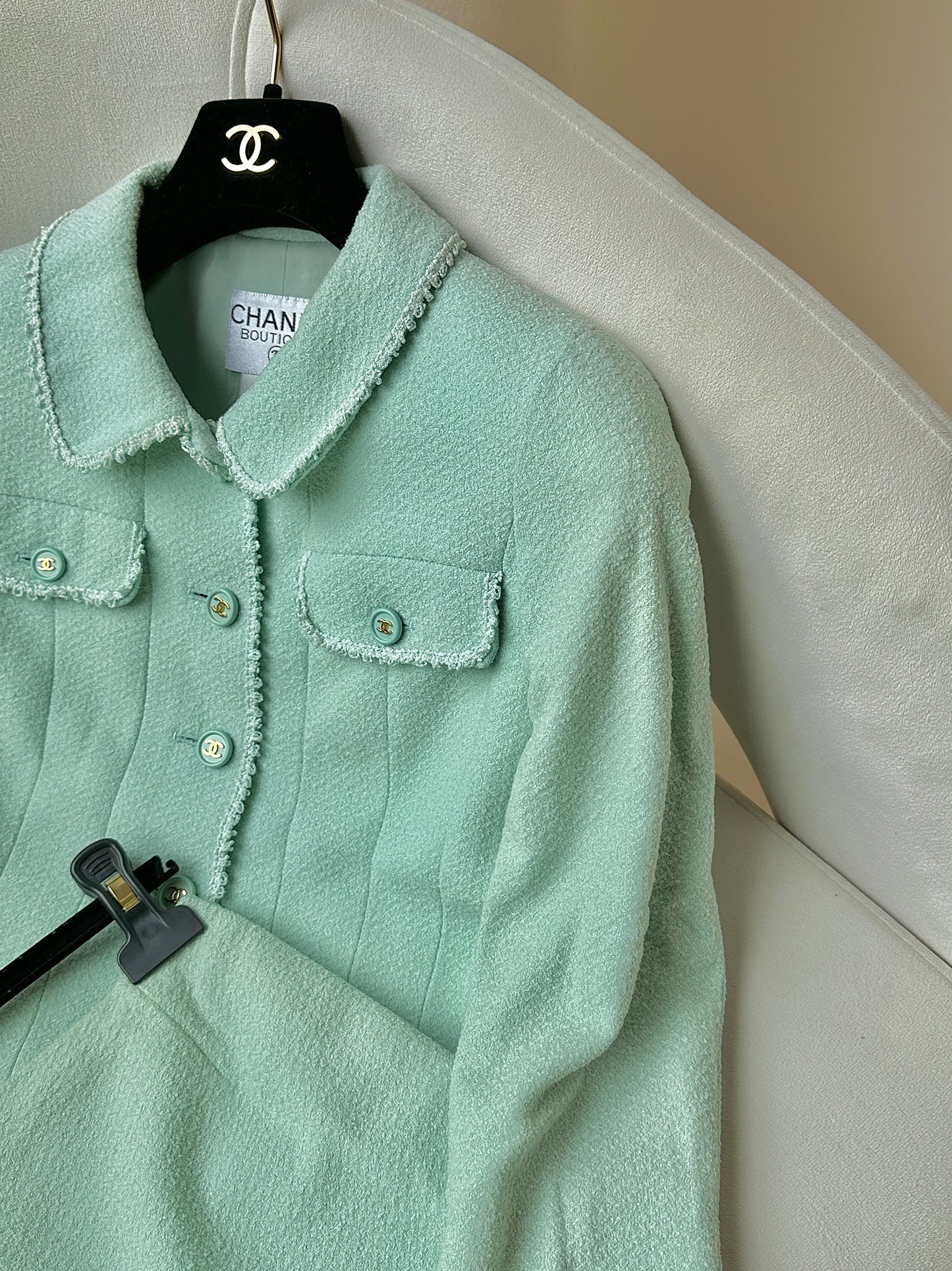 Chanel 90s Light Green Set size: 36