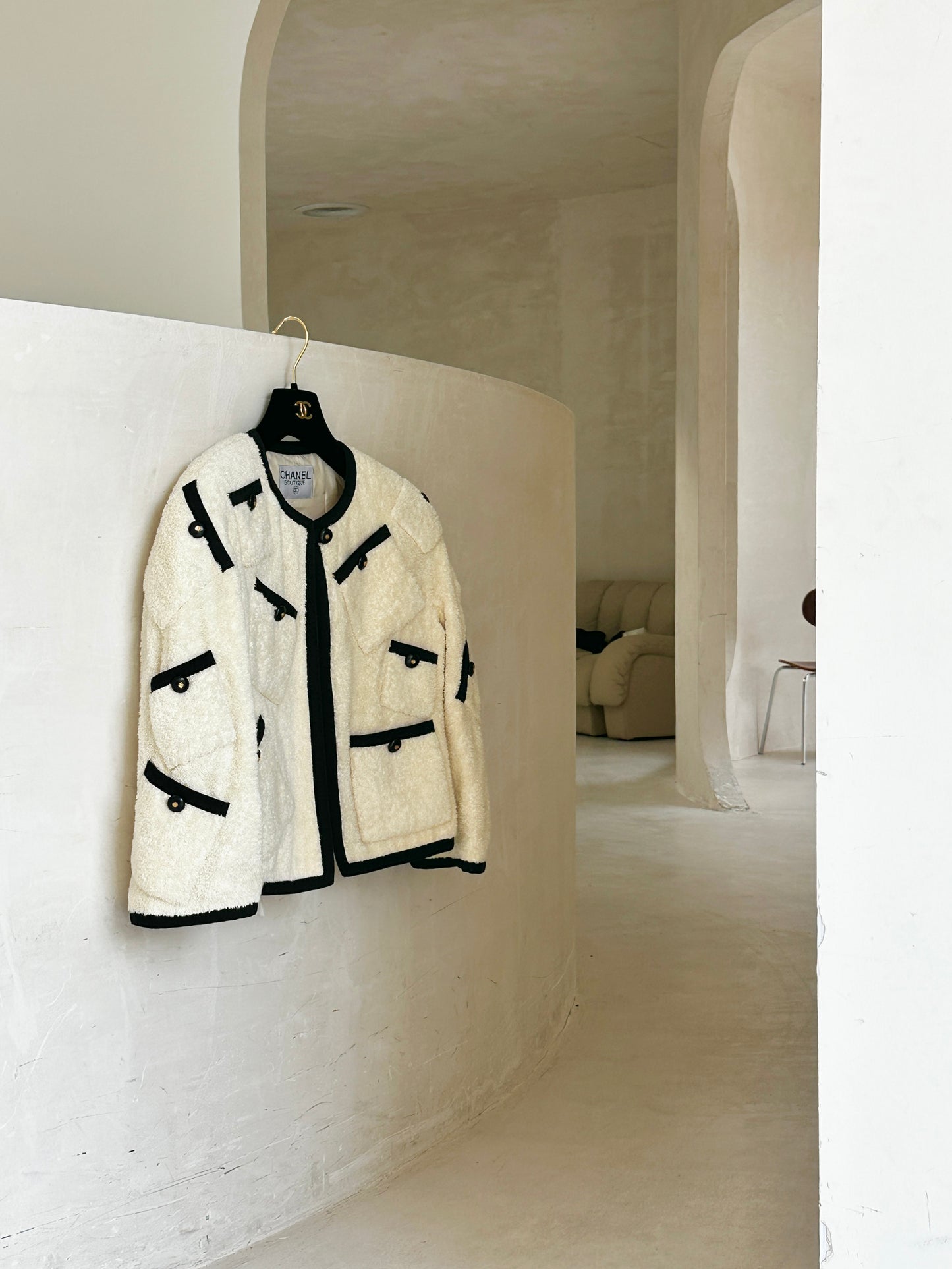 Chanel 1994 runway towel jacket size:36
