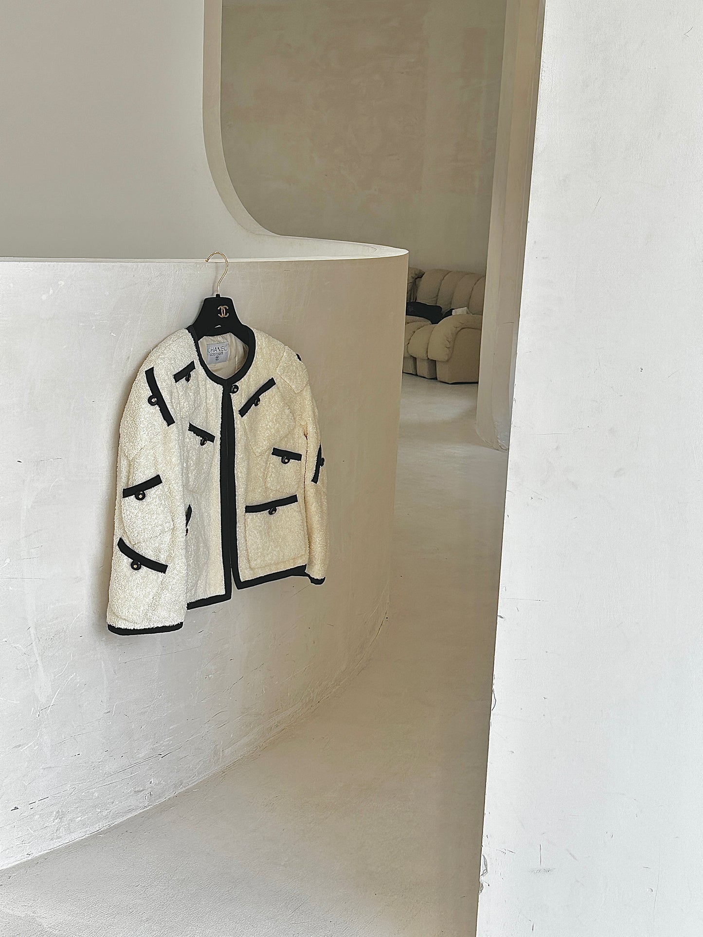 Chanel 1994 runway towel jacket size:36