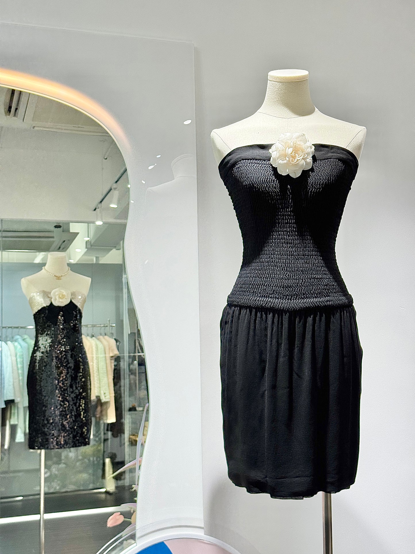 Chanel Classic black little black dress Size:36