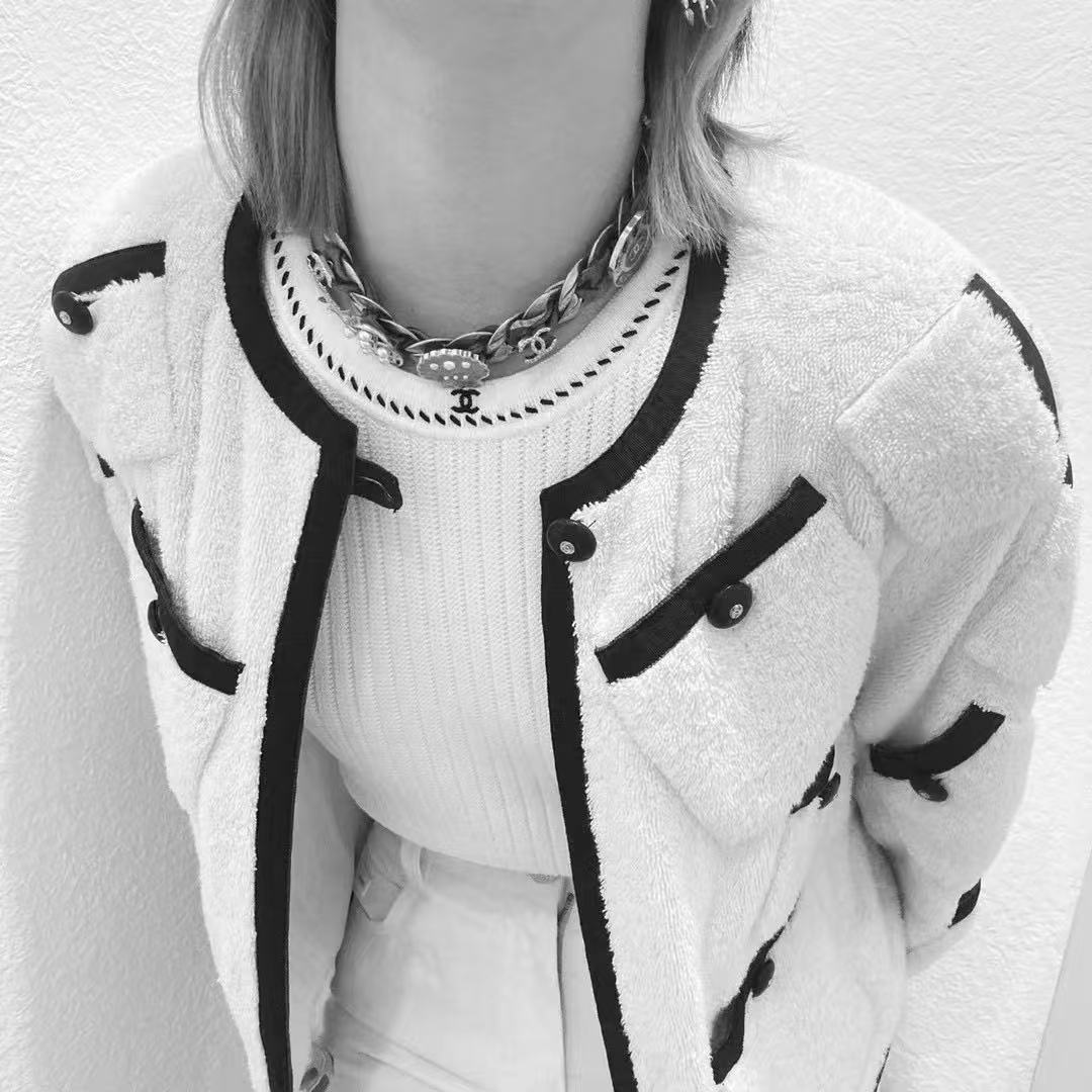 Chanel 1994 runway towel jacket size:36