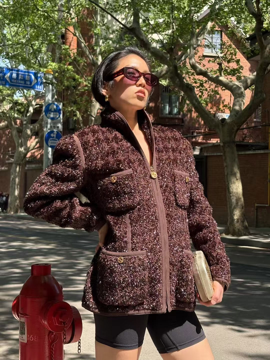 Chanel Brown jacket from 1991 Size:42
