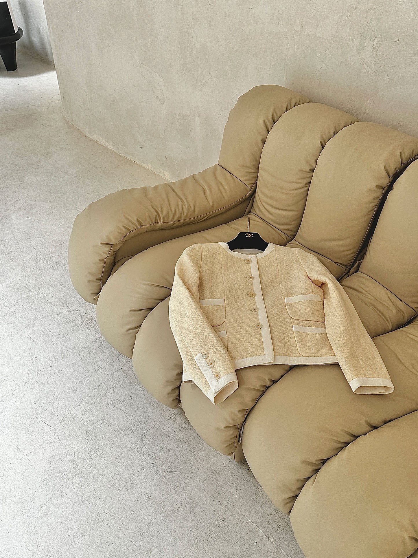 Chanel beige spring/summer jacket size:36