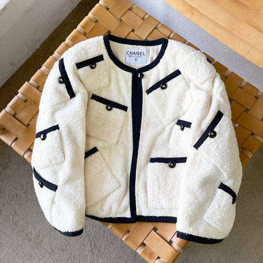 Chanel 1994 runway towel jacket size:36