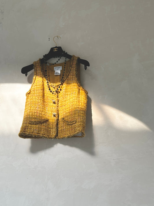 Chanel's 2010 Venice Vacation Series Glass Vest Size: 38