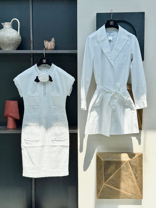 Chanel white windbreaker Size:oversize